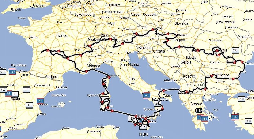 Europa Tour 2018v2b